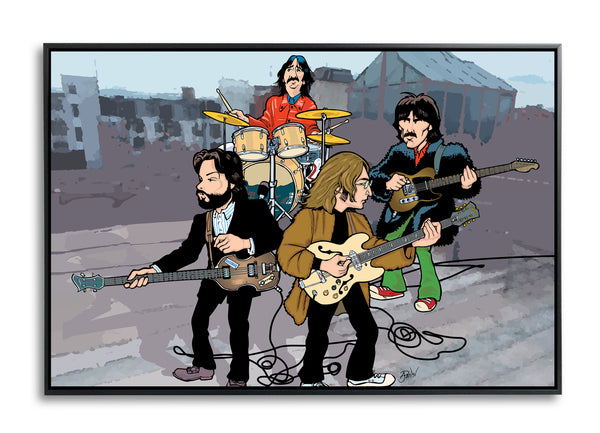 Beatles Rooftop Performance by Anthony Parisi, Limited Edition Print