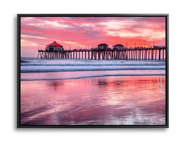 Huntington Beach Pier by Al Gerk, Limited Edition Print