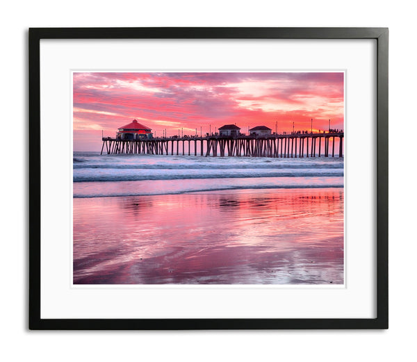 Huntington Beach Pier by Al Gerk, Limited Edition Print