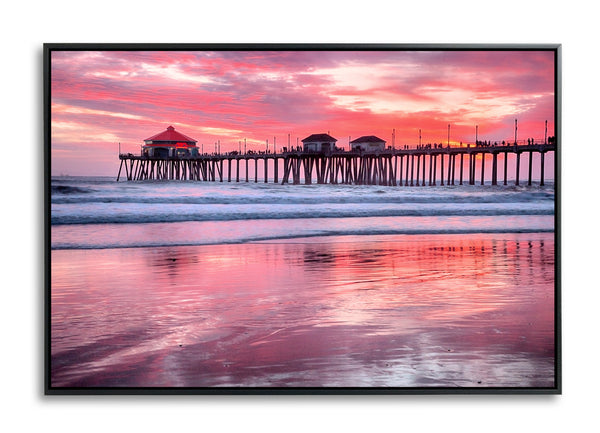 Huntington Beach Pier by Al Gerk, Limited Edition Print