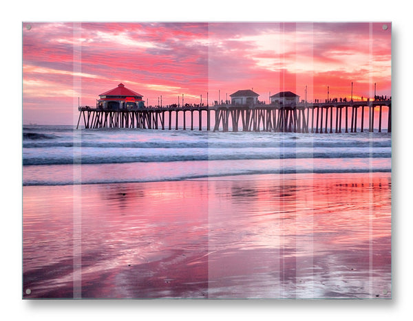Huntington Beach Pier by Al Gerk, Limited Edition Print