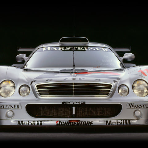 Mercedes CLK GTR, 1998, Front View by Rick Graves