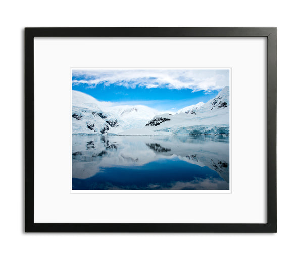 Reflections, Antarctica shoreline, by Robert Ross