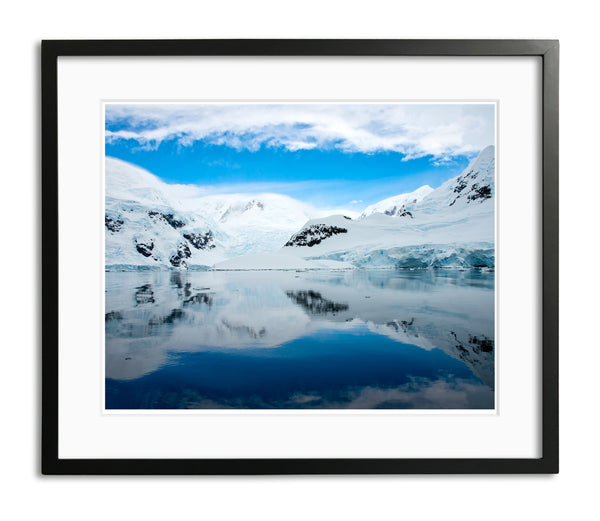 Reflections, Antarctica shoreline, by Robert Ross