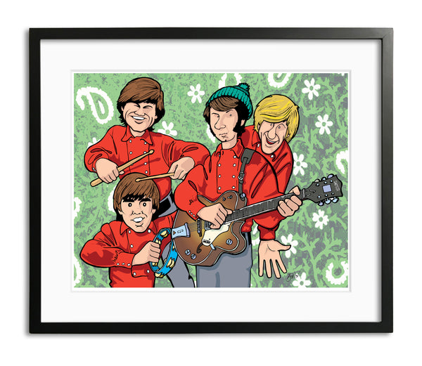 The Monkees by Anthony Parisi, Limited Edition Print