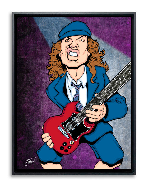 Angus Young by Anthony Parisi, Limited Edition Print