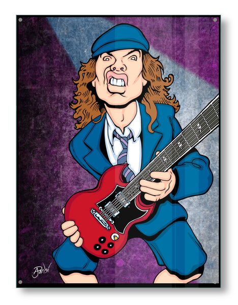 Angus Young by Anthony Parisi, Limited Edition Print