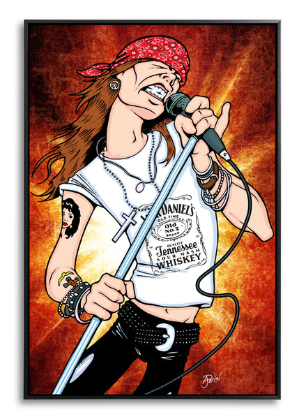 Axl Rose by Anthony Parisi, Limited Edition Print