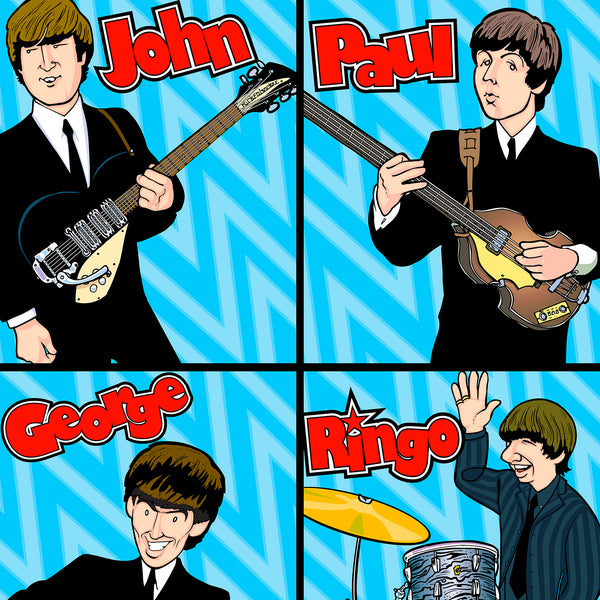 Beatles 1964 by Anthony Parisi, Limited Edition Print