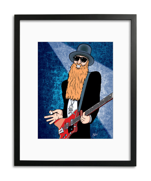 Billy Gibbons by Anthony Parisi, Limited Edition Print