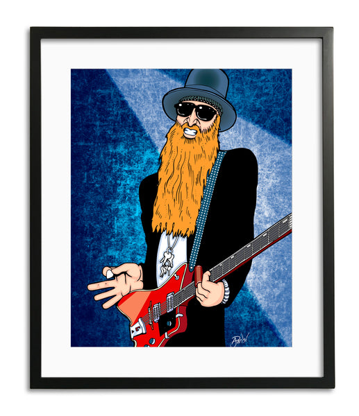Billy Gibbons by Anthony Parisi, Limited Edition Print