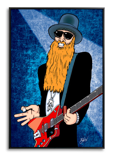 Billy Gibbons by Anthony Parisi, Limited Edition Print