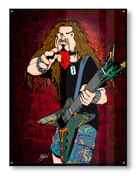 Dimebag Darrell by Anthony Parisi, Limited Edition Print