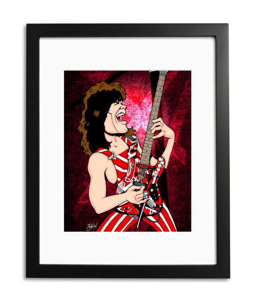 Eddie Van Halen by Anthony Parisi, Limited Edition Print
