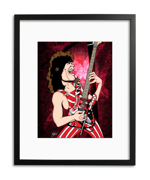Eddie Van Halen by Anthony Parisi, Limited Edition Print