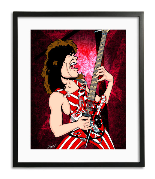 Eddie Van Halen by Anthony Parisi, Limited Edition Print