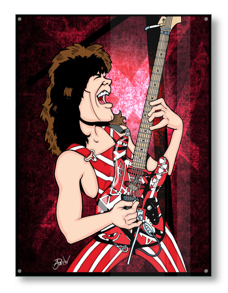 Eddie Van Halen by Anthony Parisi, Limited Edition Print