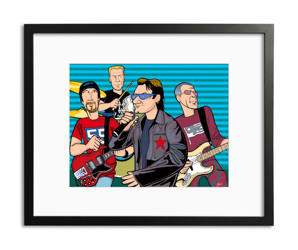 U2 by Anthony Parisi, Limited Edition Print