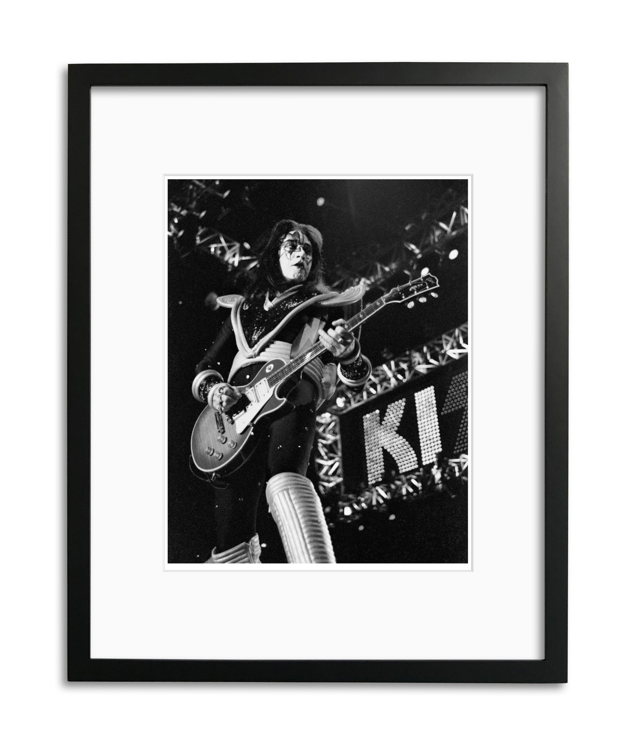 ☕KISS Ace Frehley 2001年直筆サインフォトフレ－ム KISS Ace Frehley 2001年直筆サインフォトフレ－ム ☕KISS Ace
