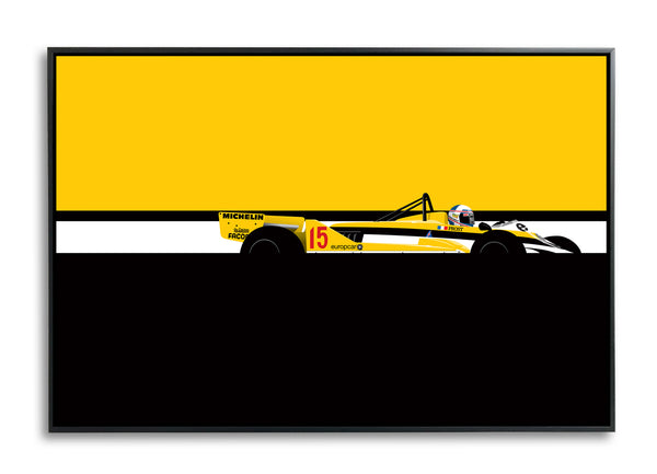 Alain Prost Renault, by Ricardo Santos, Limited Edition Print