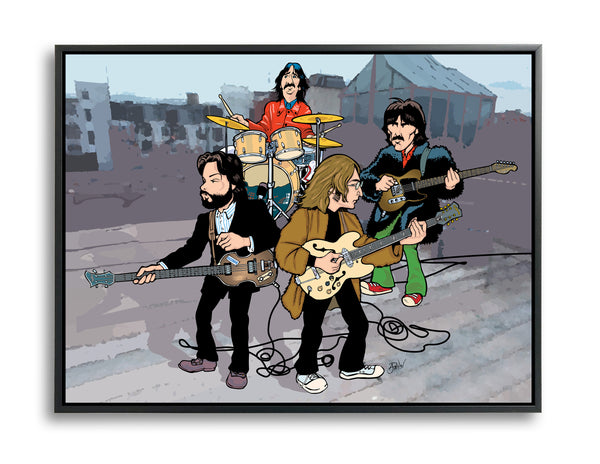 Beatles Rooftop Performance by Anthony Parisi, Limited Edition Print