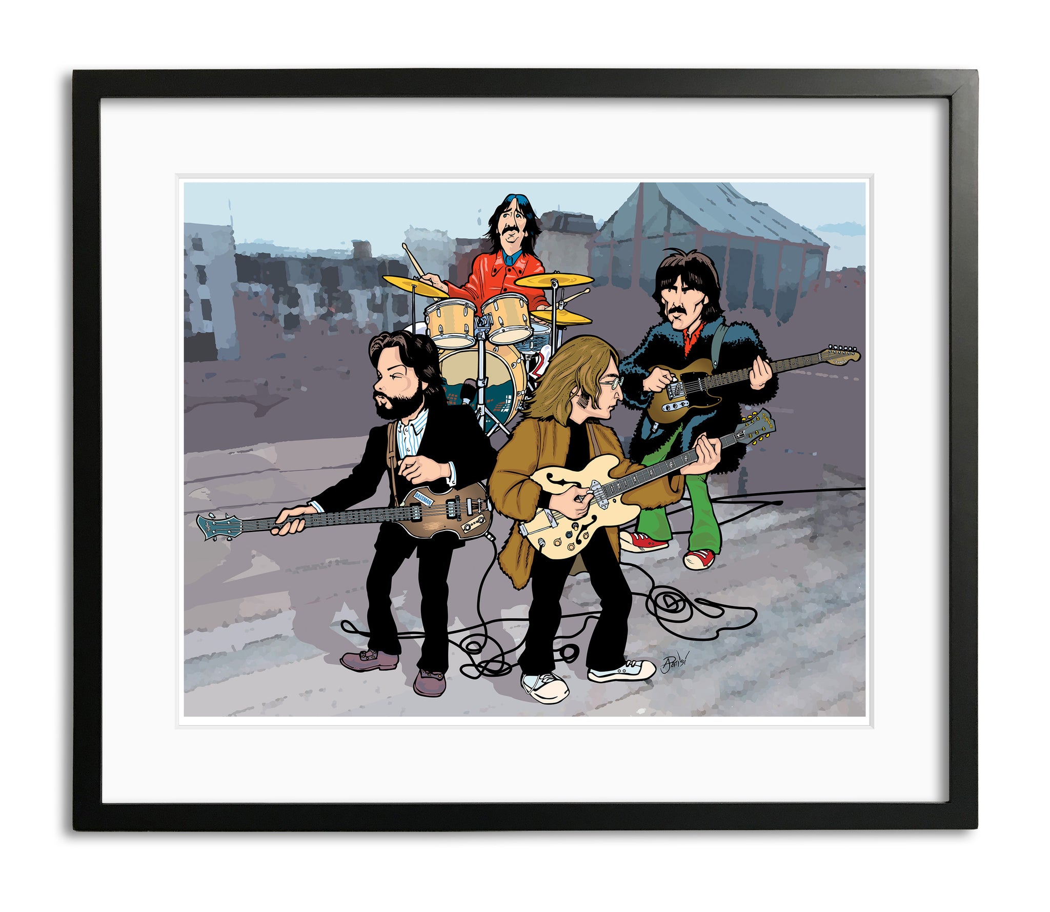 Beatles Rooftop Performance by Anthony Parisi, Limited Edition