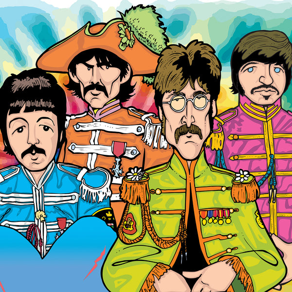 Beatles Sargent Pepper by Anthony Parisi, Limited Edition Print