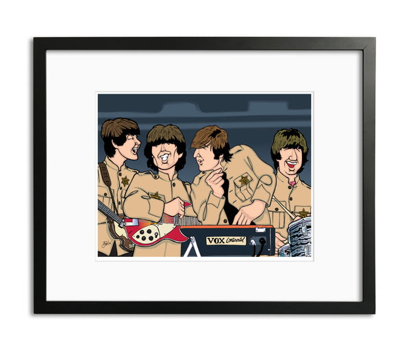 Beatles at Shea Stadium by Anthony Parisi, Limited Edition Print