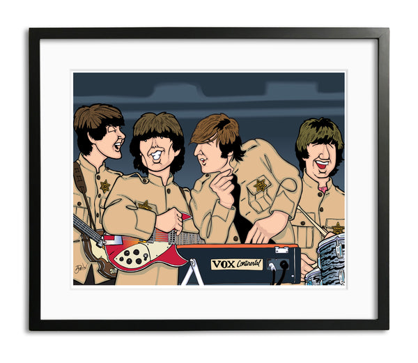 Beatles at Shea Stadium by Anthony Parisi, Limited Edition Print