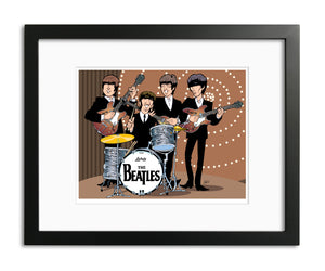Beatles Top of The Pops Performance by Anthony Parisi, Limited Edition Print