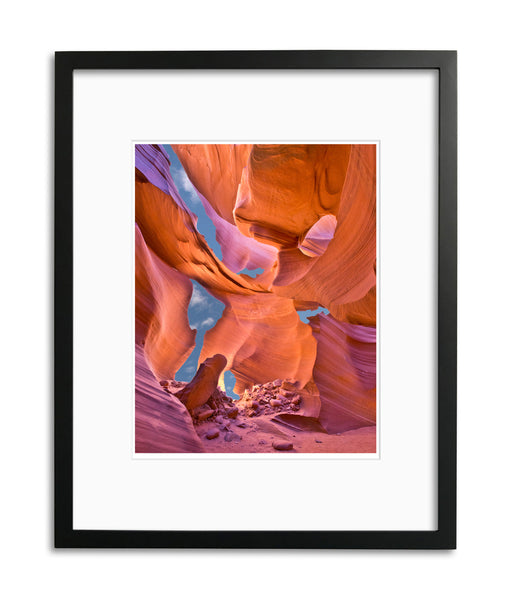 Blue Sky Slot Canyon, Page, Arizona, by Robert Ross