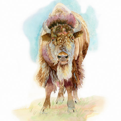 Buffalo Wisdom by Kathy Harder, Limited Edition Print