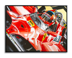 Gilles Villeneuve, Forever Ferrari by Colin Carter