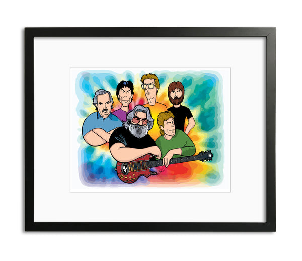 Grateful Dead by Anthony Parisi, Limited Edition Print