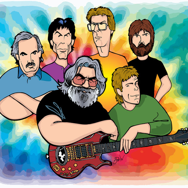 Grateful Dead by Anthony Parisi, Limited Edition Print