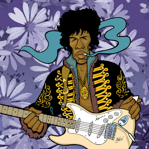 Jimi Hendrix by Anthony Parisi, Limited Edition Print