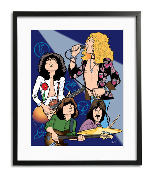 Led Zeppelin by Anthony Parisi, Limited Edition Print