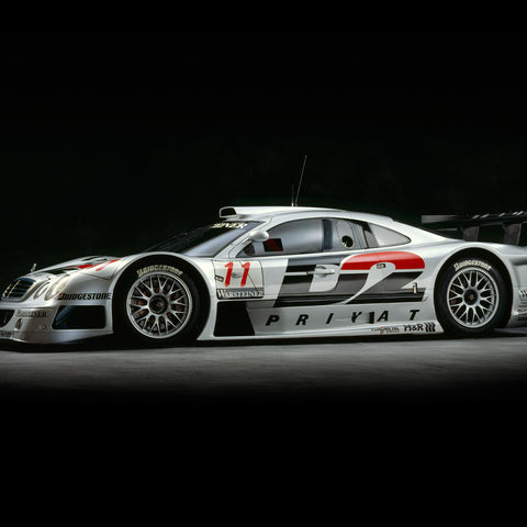 Mercedes CLK GTR, 1998, Side View by Rick Graves