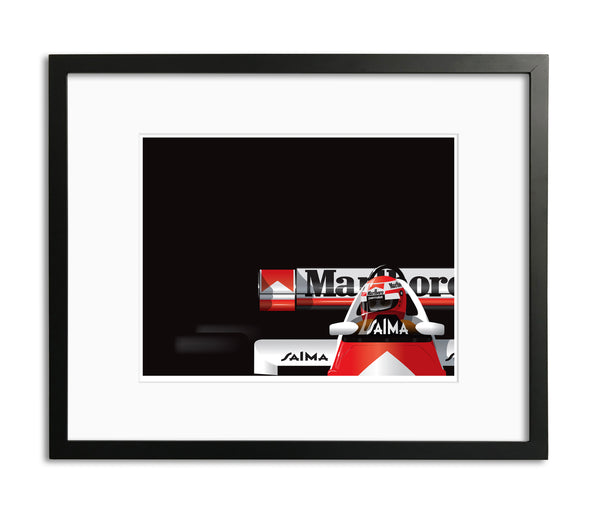 Niki Lauda by Ricardo Santos, Limited Edition Print
