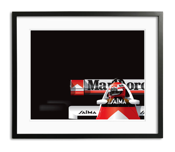 Niki Lauda by Ricardo Santos, Limited Edition Print