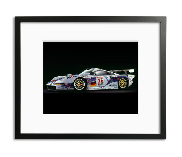 Porsche 911 GT1, 1997, Side View by Rick Graves