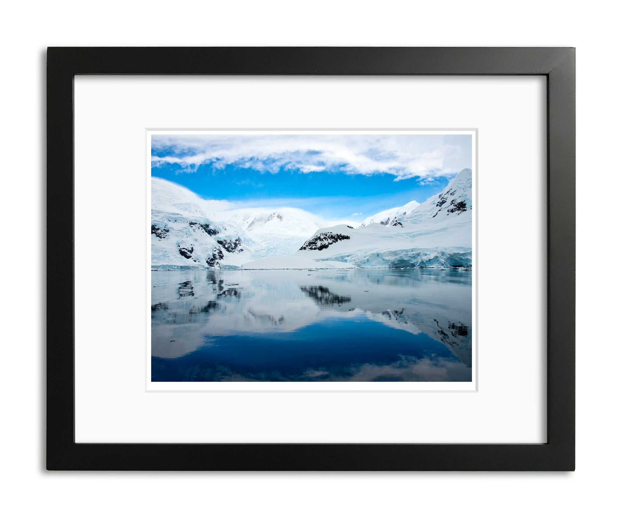 Reflections, Antarctica shoreline, by Robert Ross