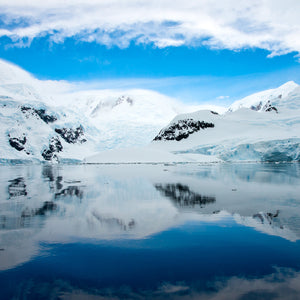 Reflections, Antarctica shoreline, by Robert Ross