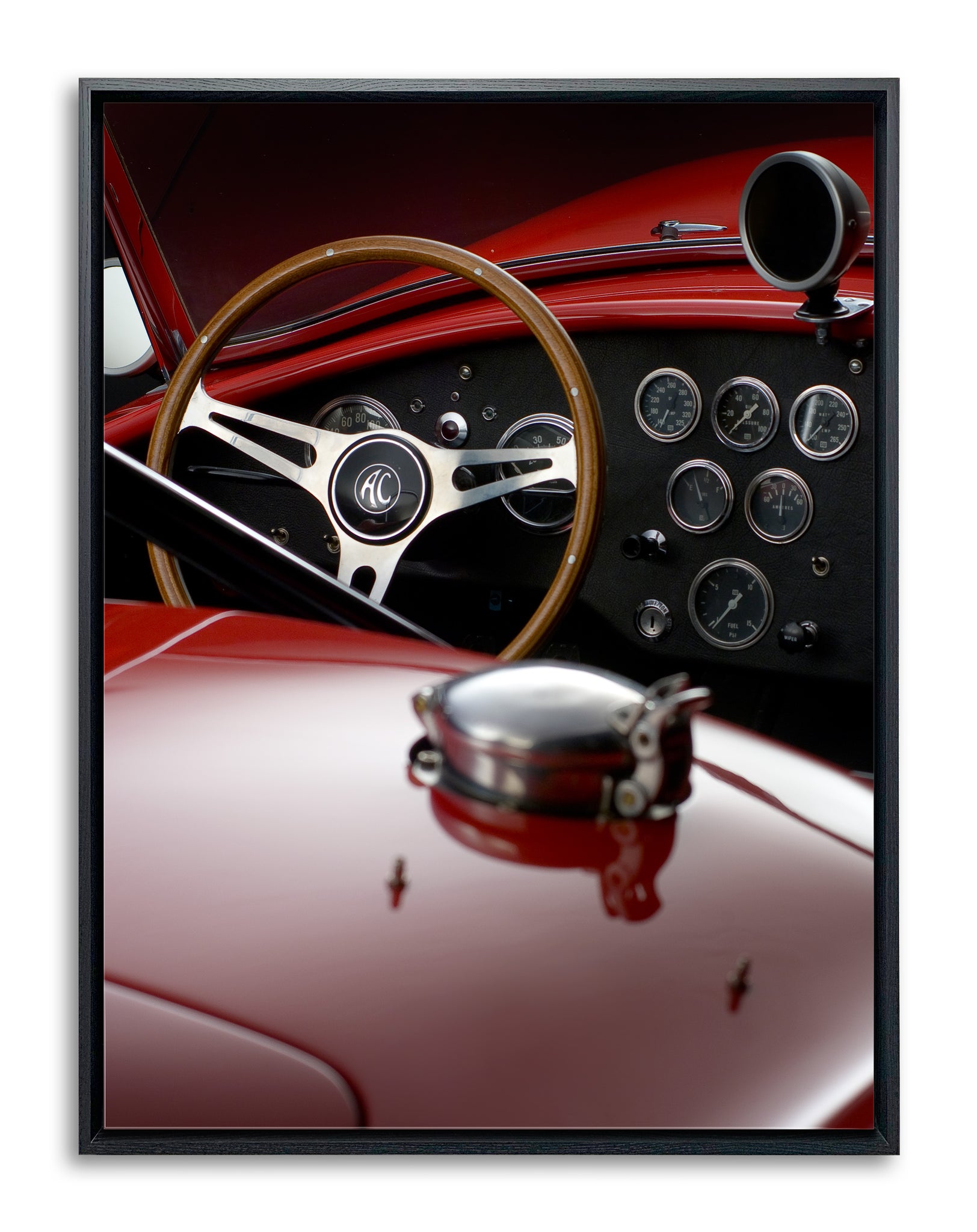 Shelby Cobra CSX 2430 Dashboard Detail by Boyd Jaynes
