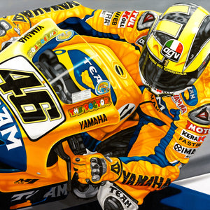 Valentino Rossi, The Peoples Champion by Colin Carter