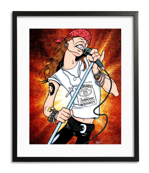 Axl Rose by Anthony Parisi, Limited Edition Print