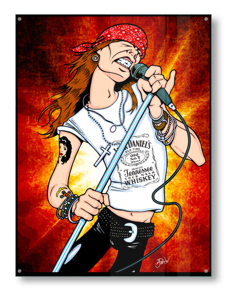 Axl Rose by Anthony Parisi, Limited Edition Print