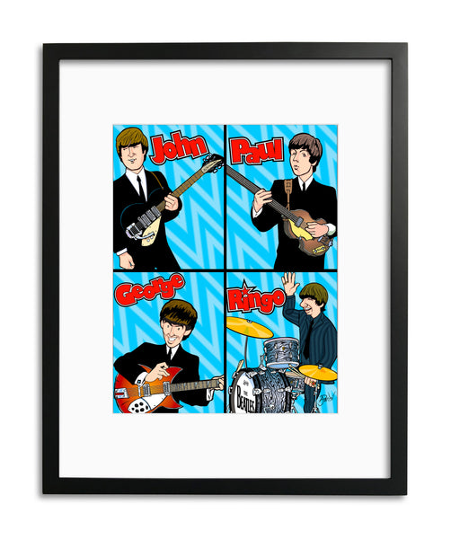 Beatles 1964 by Anthony Parisi, Limited Edition Print