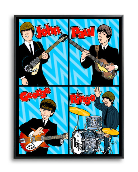 Beatles 1964 by Anthony Parisi, Limited Edition Print
