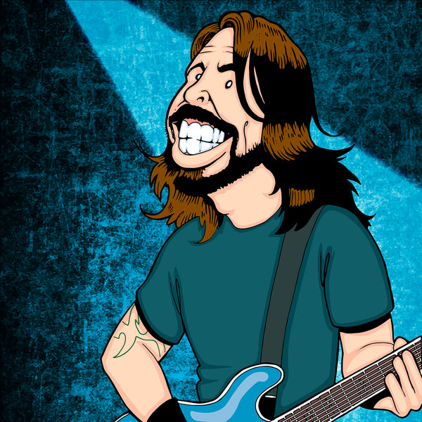 Dave Grohl by Anthony Parisi, Limited Edition Print